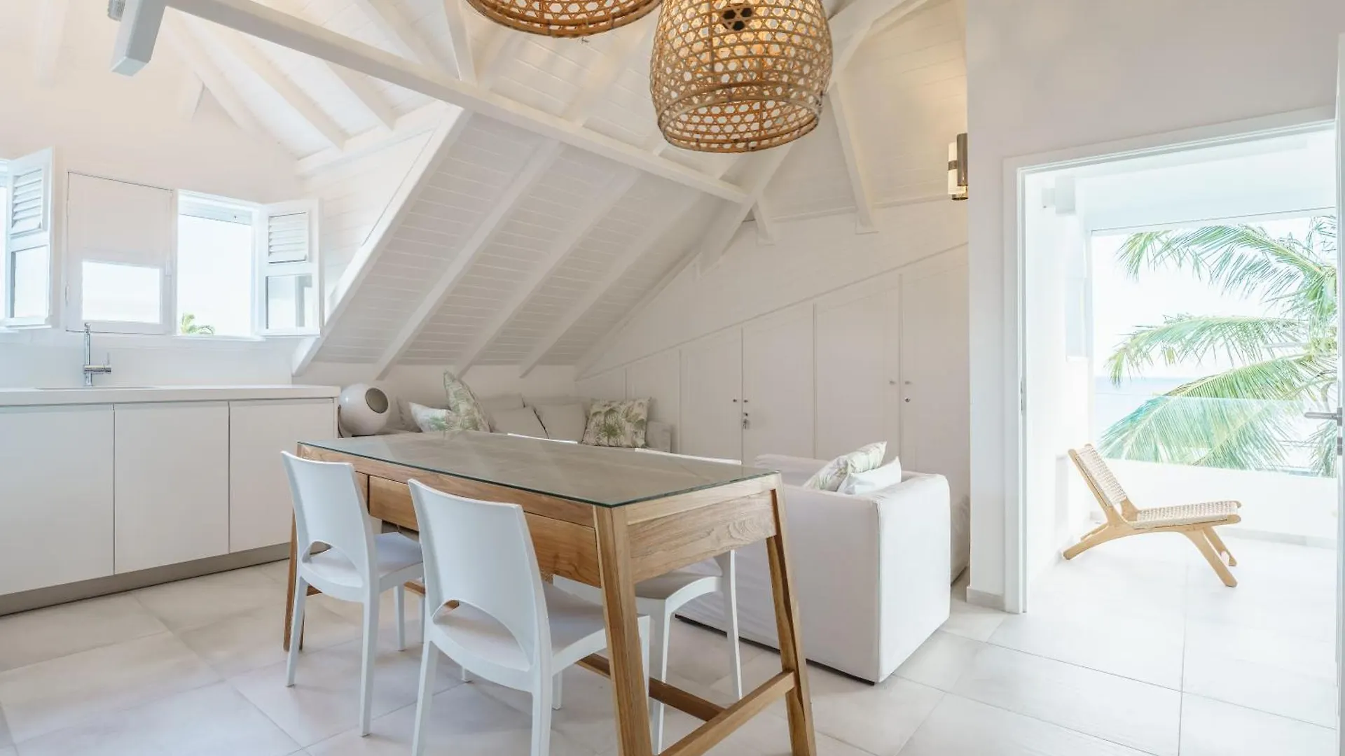 Luxe Pleine Vue Mer Et Plage Сен-Франсуа Апартаменты