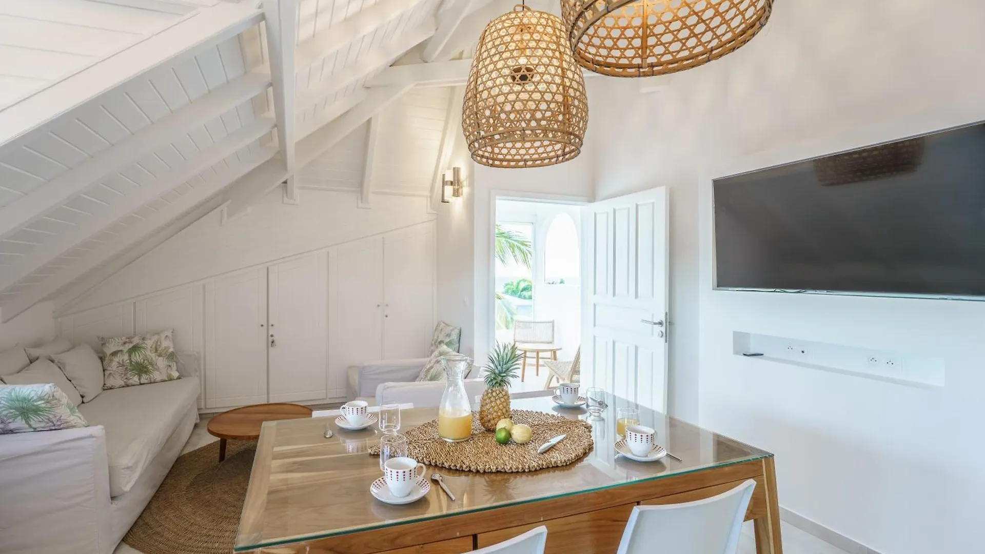 Апартаменты Luxe Pleine Vue Mer Et Plage Сен-Франсуа